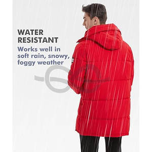 Veste Parka rembourrée d'extérieur isolée coupe-vent pour hommes, manteau d'hiver épais, froid extrême, imperméable et respirant - Product Image 5