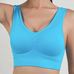 Soutien-gorge de sport pour femmes Gym Yoga Workout Crop Top Yoga Vest High Impact Fitness Bralette Push Up Running Tight Underwear With Chest Pad - Product Image 3