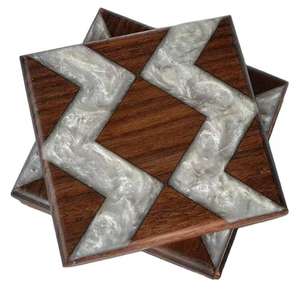 Posavasos de té con logotipo personalizado, alfombrillas y almohadillas de terrazo, posavasos de terrazo personalizados para el hogar, Hotel, restaurante, vajilla, posavasos resistentes al calor - Product Image 2