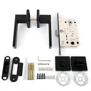 Serrure magnétique silencieuse de style italien à marque privée OEM avec grand bouton rotatif et poignée carrée fendue pour <span class=keywords><strong>porte</strong></span> en bois de chambre à coucher - Product Image 2
