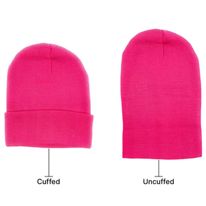 Bonnet en laine tricoté de couleur bonbon personnalisé hommes femmes chapeau chaud d'hiver polyvalent motif de points pour vêtements de plein air quotidiens scènes de plage - Product Image 3