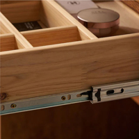 Coiffeuse de maquillage en bois de teck massif Meubles de chambre à coucher en bois Meubles de maison