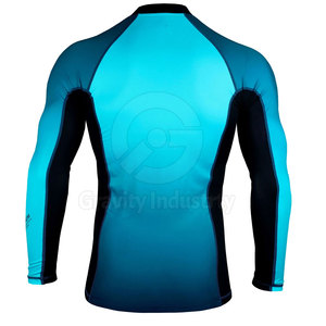 Best Selling Customizable High Quality Breathable Quick Dry Spandex/Polyester Men's <b>Long</b> <b>Sleeve</b> Rash Guard in Stock Low Price - Product Image 3
