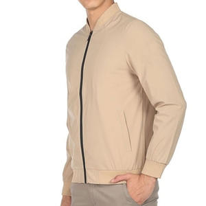 Veste universitaire coupe-vent imperméable en toile enduite unisexe de grande taille Vente en gros au design avant avec logo personnalisé - Product Image 3