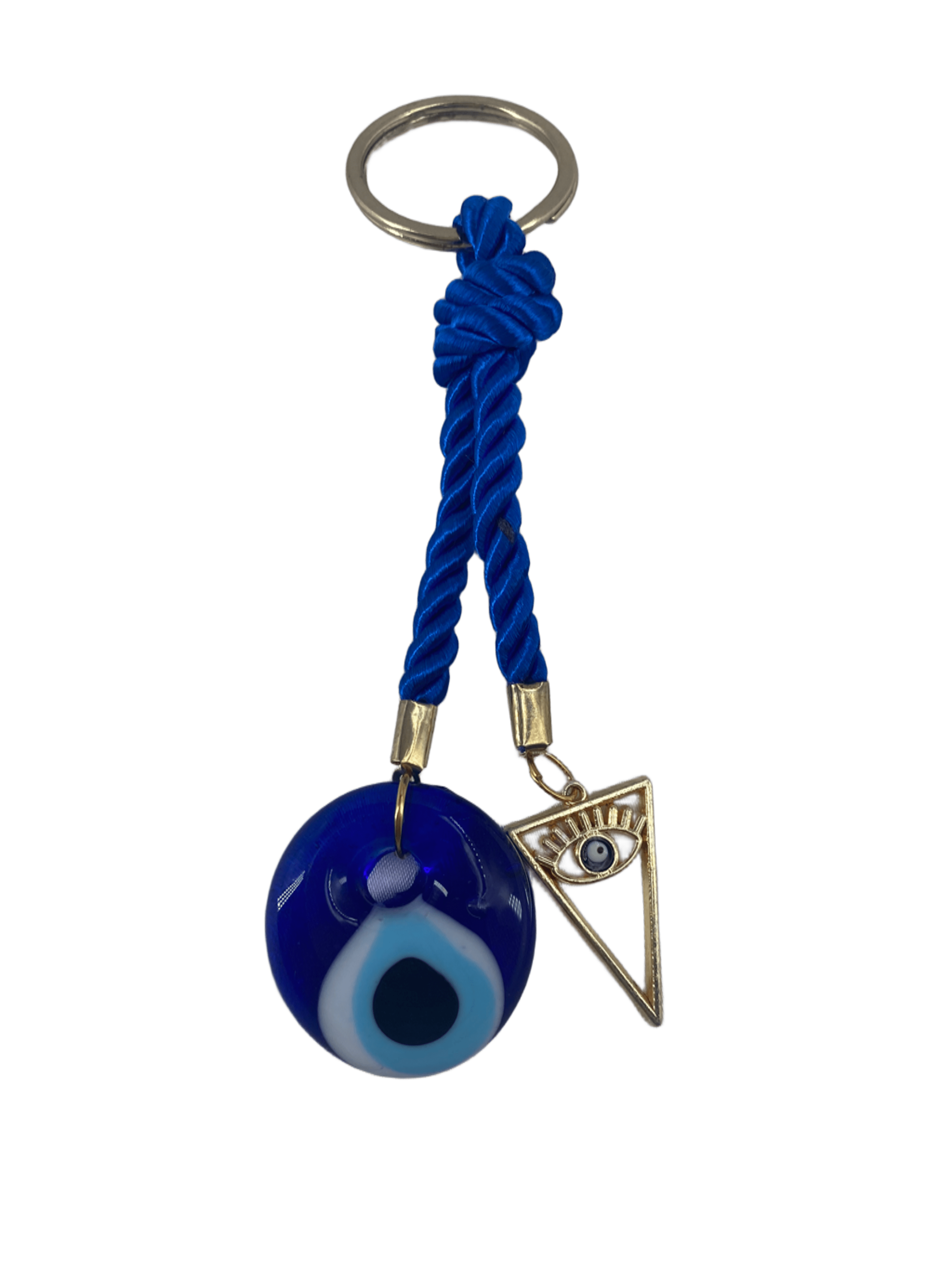 Evil Eye Keychain Dark Blue
