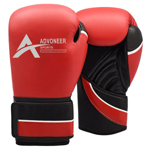 Guantes de combate de cuero de vaca personalizados de alta calidad para entrenamiento profesional de boxeo MMA Muay Thai - Product Image 3