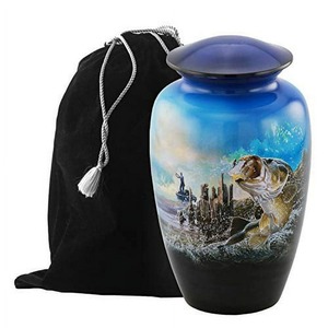 Urnes funéraires en métal personnalisées pour adultes style américain Offre Spéciale prix de gros Urnes funéraires funéraires funéraires - Product Image 1