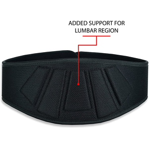 Ceinture de musculation en néoprène en gros, accessoires de fitness pour la salle de sport, entraînement de force, ceinture de compression pour soulever des poids lourds avec boucle à barre coulissante - Product Image 2
