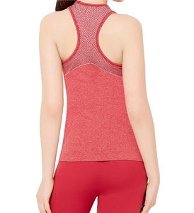 2025, camiseta sin mangas de talla grande para mujer, ropa corta de punto transpirable de secado rápido cómoda con logotipo personalizado, servicio Sexy OEM ODM - Product Image 2