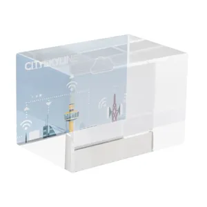 Bloc de verre Lexington personnalisé pour les fournitures de fête promotionnelles, outil de merchandising - Product Image 2