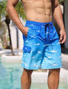Bañador para hombre, pantalones cortos de playa, traje de baño de secado rápido con bolsillos - Product Image 4