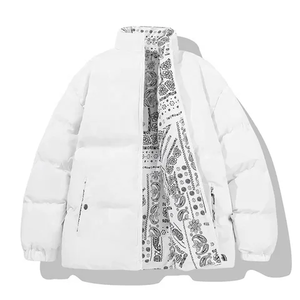 Nueva chaqueta acolchada de invierno para exteriores con Capucha ligera personalizada, logotipo personalizado con forro de algodón antibacteriano de alta calidad - Product Image 1