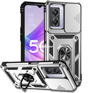 Lichicase, recién llegados, resistente al desgaste, lente deslizante, ventana, funda protectora resistente para Oppo A57 A57S <span class=keywords><strong>A77</strong></span> 5G, contraportada - Product Image 6