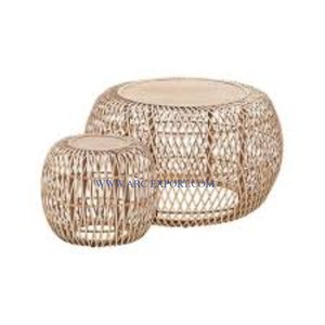 Home Center Table basse fait à la main en rotin matériel grande taille forme ronde table de meubles d'intérieur et d'extérieur par ARC EXPORT - Product Image 5