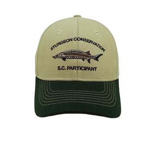 Casquettes de baseball brodées à 6 panneaux avec logo de marque personnalisé Chapeaux Goft de pêche sportive en tissu sergé Gorras pour les pêcheurs Chapeaux OEM - Product Image 1