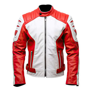 Veste de motard en cuir de haute qualité personnalisée – Imperméable, coupe-vent, respirante, séchage rapide, pour l'hiver (vente en gros) - Product Image 1