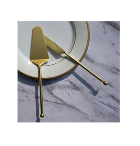 Servidor y cuchillo de pastel de latón de alta calidad, diseño de tamaño último y personalizado, servidor y cuchillo de pastel de latón más vendidos - Product Image 1
