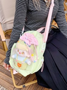 Fashion Versatile Transparent Ita Bag Cute 20cm 10cm Doll Bag For Kids Outdoor <b>Small</b> Crossbody <b>Backpack</b> Travel Daily Use - Product Image 3
