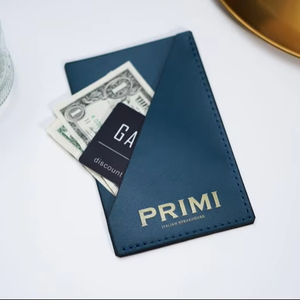 Dossier de présentation de facture en cuir de restaurant avec sécurité RFID en option et LBH-0134C d'impression de logo personnalisé - Product Image 1