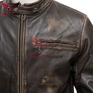 Veste de motard en cuir vintage classique personnalisée pour hommes, manteau de moto d'hiver rétro en détresse, appel intemporel, style de rue - Product Image 3