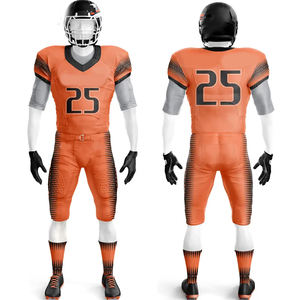 Maillot de football américain en gros dernière conception avec nom d'équipe personnalisé uniformes respirants de nouveau style à bas prix - Product Image 6