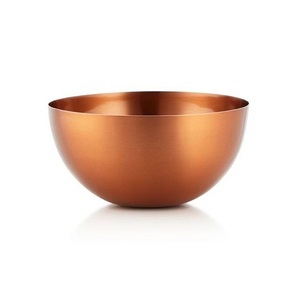 Bol à mélanger rond en cuivre martelé, bol de service pour salade, pour la maison et la cuisine des hôtels - Product Image 2