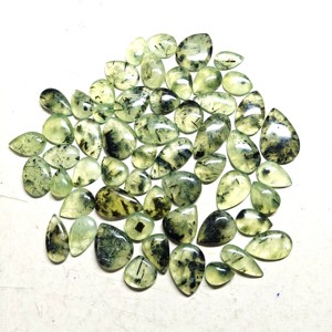 100% อัญมณีพรีไนท์ธรรมชาติสำหรับทำเครื่องประดับอัญมณีหลวมหินพรีไนต์ Cabochon สวยงามทำด้วยมือสำหรับทำเครื่องประดับ - Product Image 4