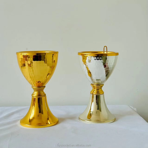 Quemador de incienso de Metal dorado y plateado árabe personalizado, quemador de carbón de incienso Bakhoor de aleación de Metal de lujo para decoración del hogar - Product Image 6