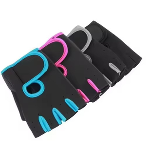 Guantes Profesionales de Gimnasio de Medio Dedo, Antideslizantes, con Absorción de Impactos, Transpirables, para Levantamiento de Pesas - Product Image 6