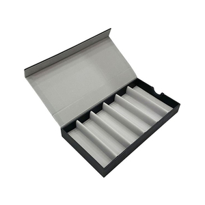 Estuche de gafas de sol de cuero PU con logotipo personalizado, caja de colección de gafas con 6 ranuras - Product Image 1