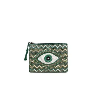 Hermosa fantasía mariposa de lujo nuevo diseño hecho a mano bordado con cuentas monedero moda - Product Image 4