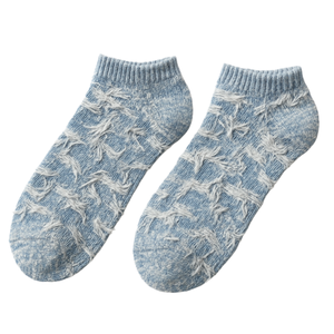 Chaussettes de cheville déchirées tendance les plus vendues, look décontracté pour hommes, logo personnalisé - Product Image 1