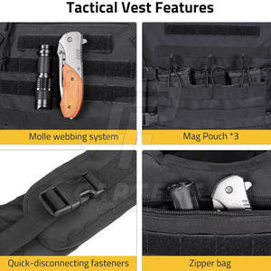 Material duradero MOQ bajo chaleco táctico Etiqueta Privada chaleco táctico superventas chaleco táctico - Product Image 5