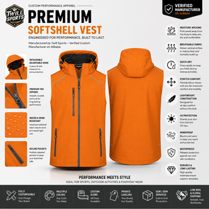 Gilet d'extérieur pour homme doublé polaire, léger, chaud, idéal pour la randonnée et le golf en hiver, sans manches, en softshell - Product Image 5