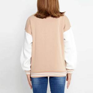 แจ็คเก็ตวาร์ซิตี้มหาวิทยาลัยฟลอริด้าคุณภาพสูงสำหรับผู้หญิง ทรงสลิม ผลิตในปากีสถาน ย้อมสี  รับผลิตแบบ OEM ODM ขายส่ง - Product Image 5