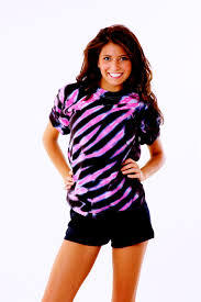 Camiseta de manga corta teñida con cuello de mujer informal Camiseta de punto de algodón peinado sostenible con estampado personalizado - Product Image 5