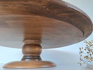 Plateau à gâteau floral en bois écologique le plus vendu pour les fêtes et les mariages du fabricant indien à prix - Product Image 2