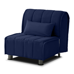 EVERGREENWEB - 1-seater <b>sofa</b> <b>bed</b> 80x190 cm Mattress and pillow Made in Italy Removable and washable cover <b>Folding</b> <b>bed</b> EVENING - Product Image 1