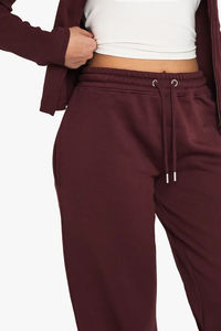 กางเกงวอร์มขาตรงผ้าขนแกะผ้าสัมผัสนุ่มสำหรับผู้หญิงกางเกงขากว้างสไตล์ - Product Image 4