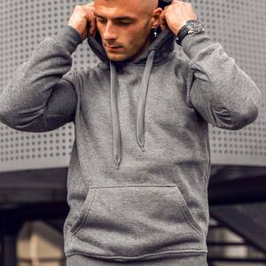 Sudaderas con capucha básicas ajustadas para hombre, Sudadera ligera de manga larga con bolsillo Kanga - Product Image 4