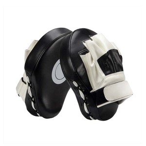 Almohadilla de enfoque de boxeo Cuero genuino-Manoplas de entrenamiento de boxeo MMA Almohadillas de enfoque hechas profesionalmente de alta calidad - Product Image 3