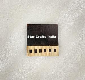 Hot Selling <b>Wood</b> With Wicker Design Coasters Mat Factory Direct Hot Sale Wholesale Black coaster Rattan Coasters Mat <b>Placemats</b> - Product Image 4