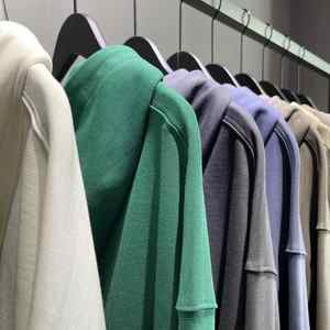 French Terry 350G nouvelle arrivée logo personnalisé poids lourd Vintage lavage à capuche hommes lavage à l'acide sweats à capuche grande taille hommes sweat - Product Image 3