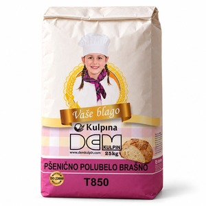 Harina de Trigo Semiblanca DEM Kulpin T850, 25 kg, 15% de Humedad, Bolsa, 12 Meses de Duración - Product Image 1