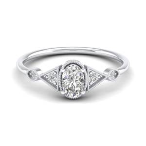 REYES Usine Prix de gros Bague de mariage Bague de fiançailles en or 14 carats en diamant cultivé en laboratoire pour femmes Bijoux classiques de créateur - Product Image 1