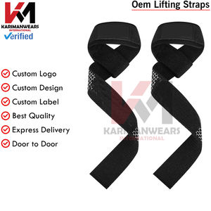 Professional Powerlifting Lifting Straps <b>for</b> Deadlift <b>Gym</b> Workout <b>Wrist</b> Wrap <b>Support</b> - Product Image 2