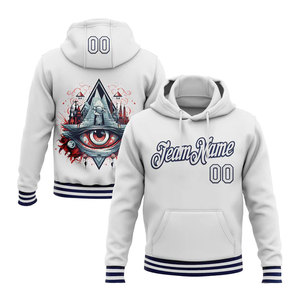 เสื้อกีฬาผ้าโพลีเอสเตอร์/ ผ้าฝ้ายขนแกะ370/430/550gsm รุ่นที่ระบายอากาศได้ดีพิมพ์ซับลิเมชันตามสั่งฤดูหนาว - Product Image 4