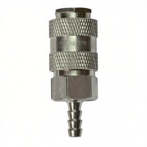 Raccord rapide pour compresseur Stanley F avec support de tuyau pour tuyaux de 6 à 11 mm, accessoire pour outils pneumatiques, modèle 156426XSTN - Product Image 2