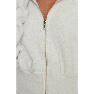 Custom Women Crop <b>Top</b> Casual Women's Hoodies & Sweatshirts Pullover Cropped Oversized Streetwear Style Hoodie for Woman - Product Image 4