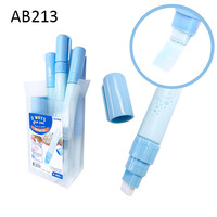 Stylo-colle double usage transparent et bleu clair, capacité de 10g, pour loisirs créatifs et usage bureautique
